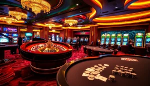 Experience the thrill of trang chủ 88t with vibrant casino interiors and dynamic gaming elements.