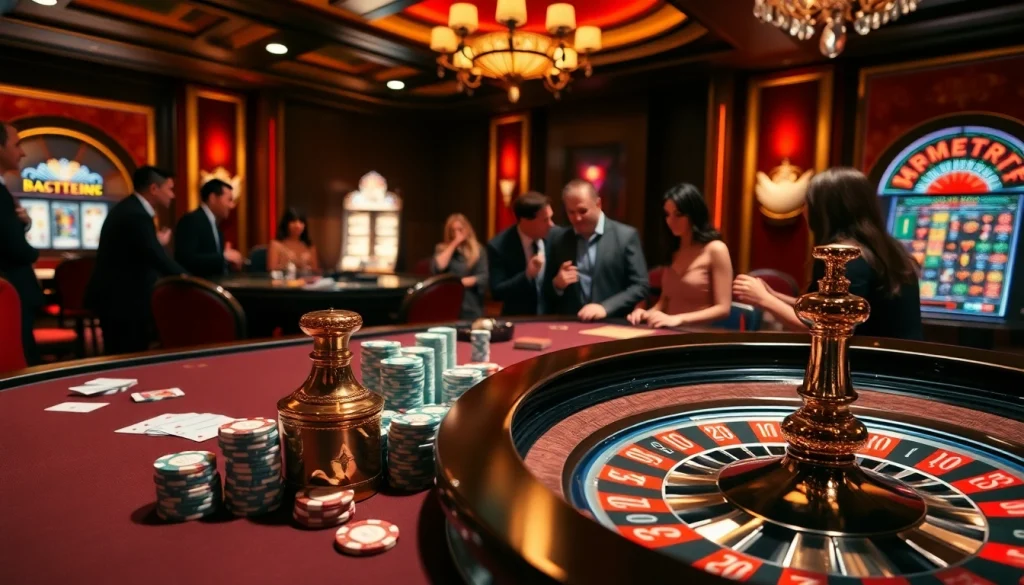 Experience the excitement of winning with oxplay at a luxurious casino table full of vibrant games.