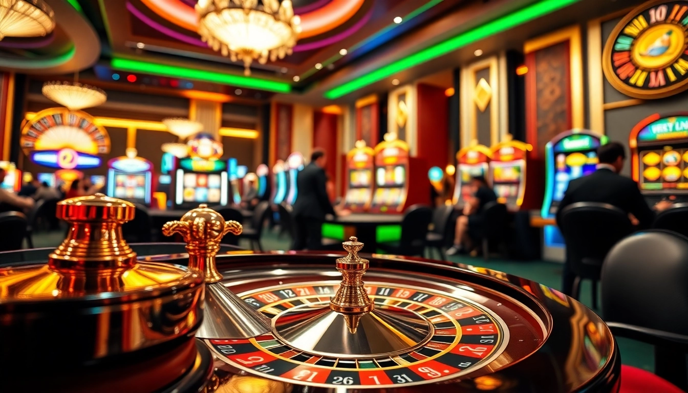 Découvrez l'excitation du meilleur casino en ligne avec un gameplay engageant sur des tables de casino vibrantes.