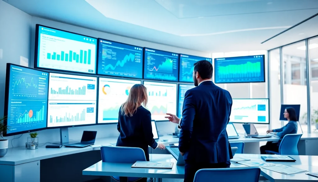 Engaged team discussing competitive intelligence faqs in a dynamic office setting.