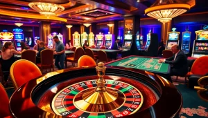 Experience thrilling gambling at https://uu88ae.com/ with players enjoying roulette and poker.
