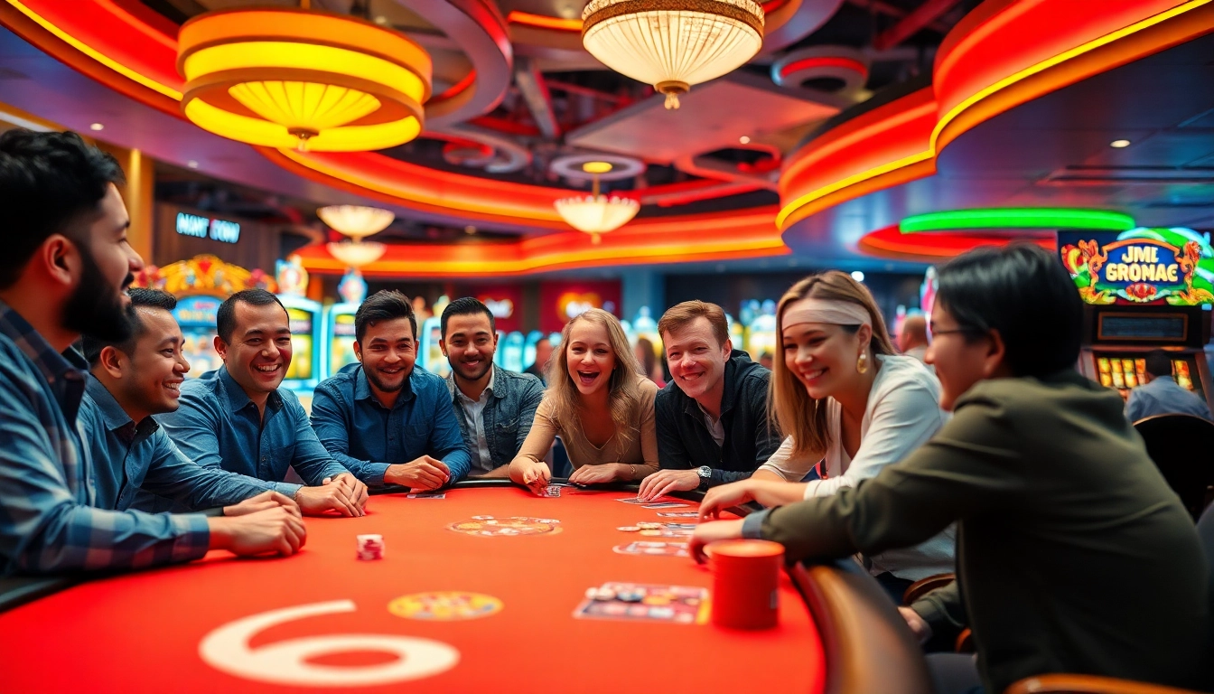 Experience the excitement at a Non gamstop Casino Uk with players engaging in lively games.