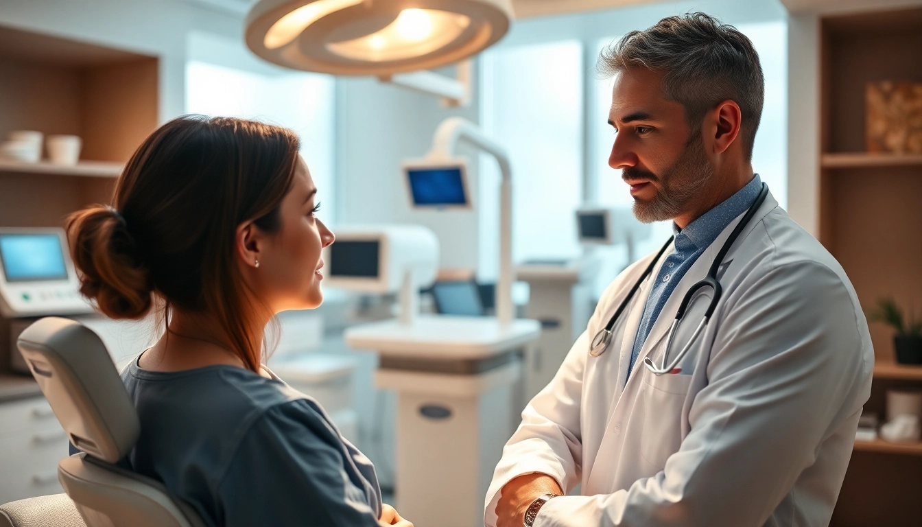 Professioneller Beratungstermin zur Plastische Chirurgie Hamburg im modernen Kliniksetting.