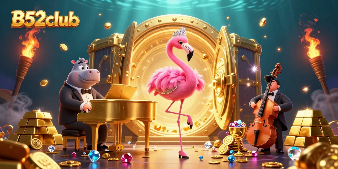 Experience thrilling gameplay at B52club with vibrant casino elements and dynamic characters.