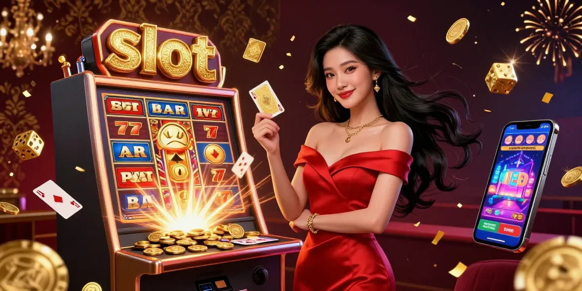 Spin the slot machine with soaring jackpots and vibrant celebrations at the casino.