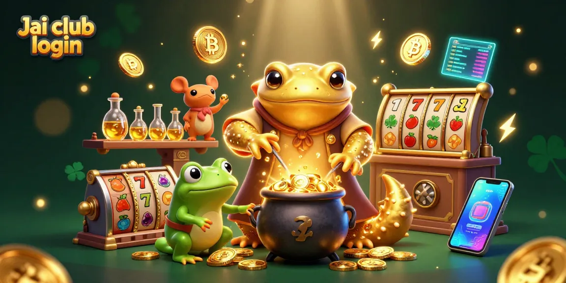 Engage in thrilling gameplay with the Jai club login, featuring dynamic golden alchemy and winning slot symbols.