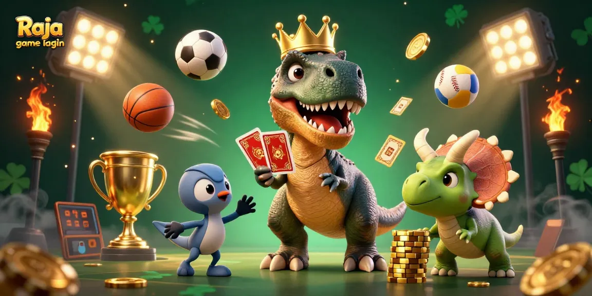 Engage in Raja game login gameplay with vibrant characters and dynamic casino elements.