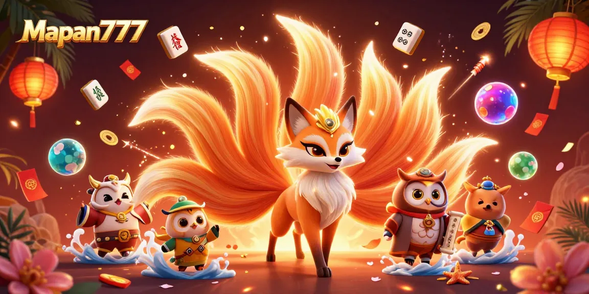 Engage in thrilling gameplay with Mapan777 as the nine-tailed fox and wise owl illuminate your casino adventure.