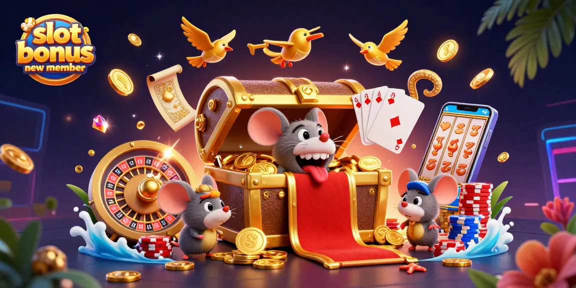 Engage with the slot bonus new member and discover thriving treasures in a vibrant casino setting.