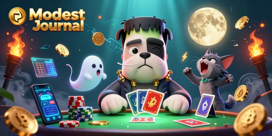 Experience thrilling gameplay in Modest Journal's vibrant casino world with unique characters.
